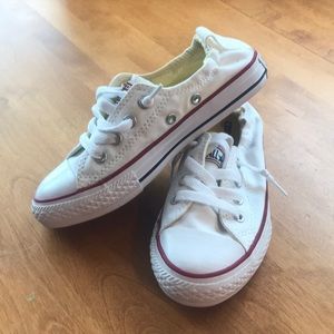 Like-new white converse